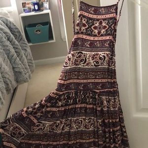 American eagle high neck floral dress